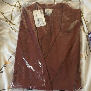 Dark brown/ wine size medium essential Blazer